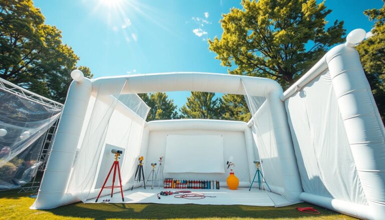 Inflatable Paint Booth