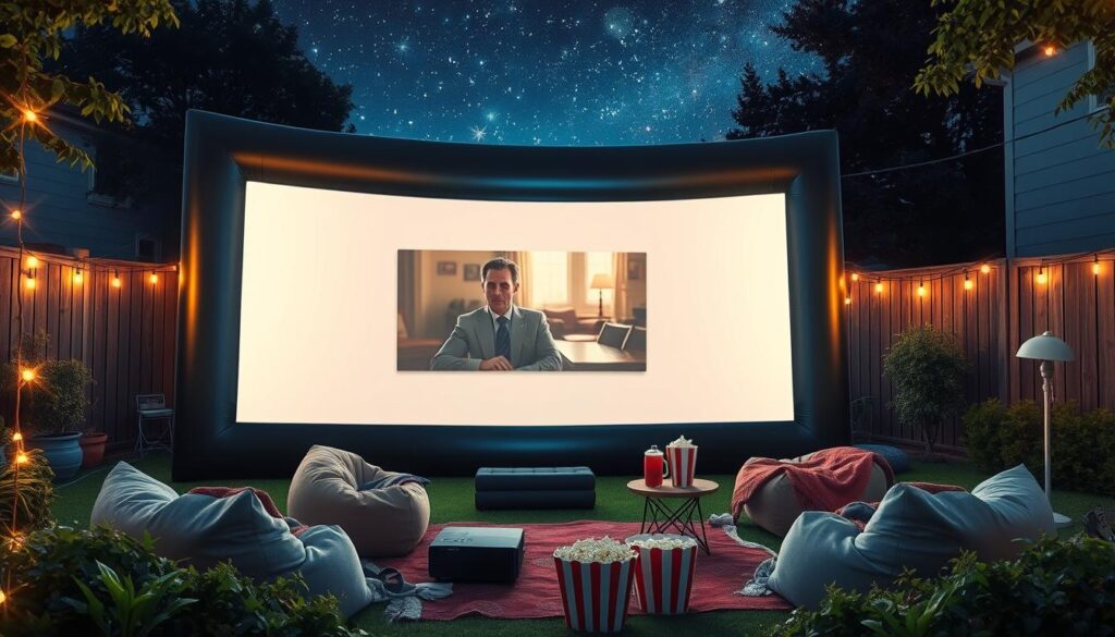 Optimal Outdoor Movie Setup