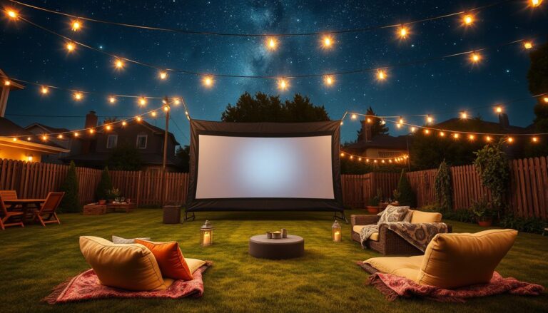 outdoor projector screen